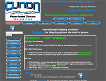 Tablet Screenshot of cundnracing.com